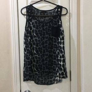 Edge brand leopard print top